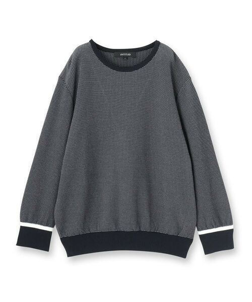 UNTITLED / アンタイトル ニット・セーター | 配色プルオーバーニット | 詳細1