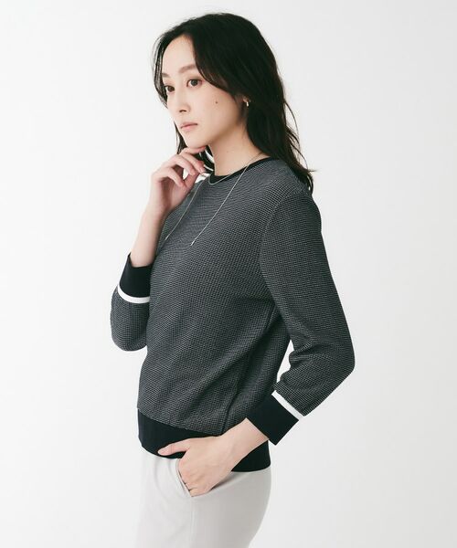 UNTITLED / アンタイトル ニット・セーター | 配色プルオーバーニット | 詳細11