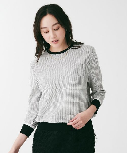 UNTITLED / アンタイトル ニット・セーター | 配色プルオーバーニット | 詳細2