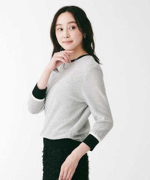 UNTITLED / アンタイトル ニット・セーター | 配色プルオーバーニット | 詳細3