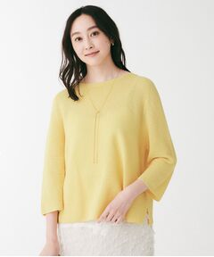 UNTITLED / アンタイトル ニット・セーター | 6分袖ガーターニット