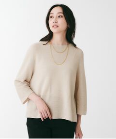 UNTITLED / アンタイトル ニット・セーター | 6分袖ガーターニット