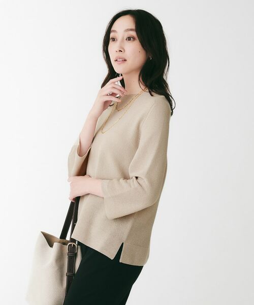 UNTITLED / アンタイトル ニット・セーター | 6分袖ガーターニット | 詳細15