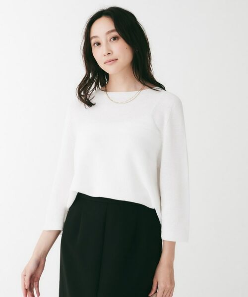 UNTITLED / アンタイトル ニット・セーター | 6分袖ガーターニット | 詳細3