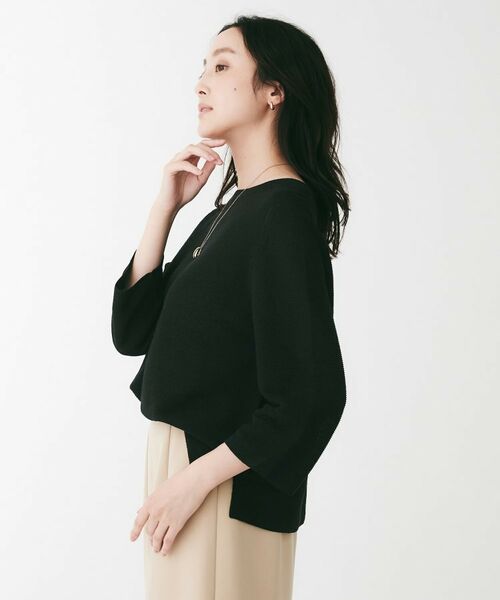 UNTITLED / アンタイトル ニット・セーター | 6分袖ガーターニット | 詳細7