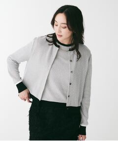 UNTITLED / アンタイトル カーディガン・ボレロ | 配色カーディガンニット