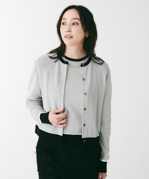 UNTITLED / アンタイトル カーディガン・ボレロ | 配色カーディガンニット | 詳細2