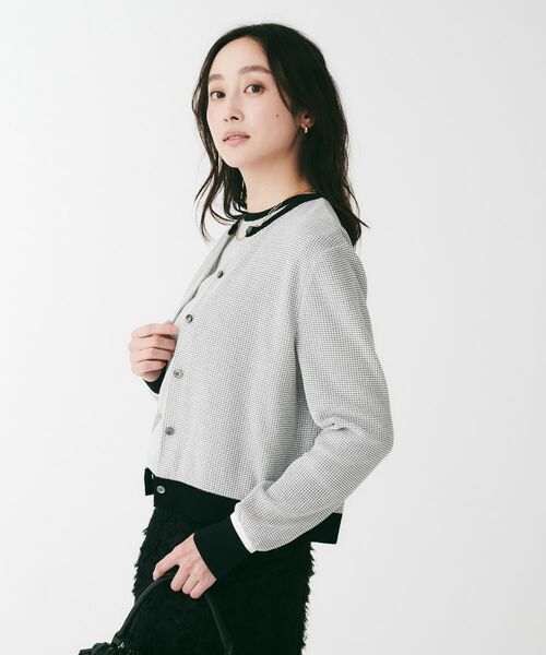 UNTITLED / アンタイトル カーディガン・ボレロ | 配色カーディガンニット | 詳細3