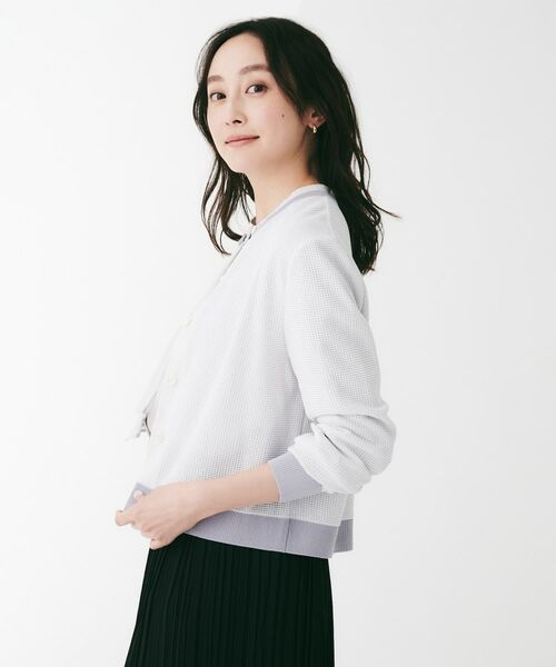 UNTITLED / アンタイトル カーディガン・ボレロ | 配色カーディガンニット | 詳細7