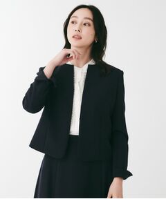 UNTITLED / アンタイトル ノーカラージャケット | ダブルクロスノーカラージャケット