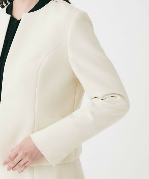 UNTITLED / アンタイトル ノーカラージャケット | ダブルクロスノーカラージャケット | 詳細16