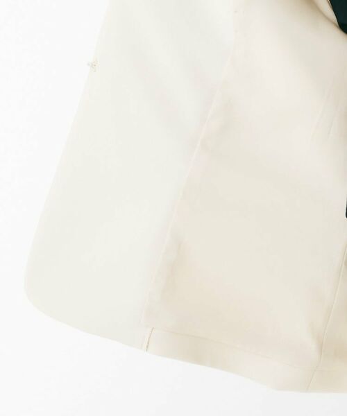UNTITLED / アンタイトル ノーカラージャケット | ダブルクロスノーカラージャケット | 詳細5