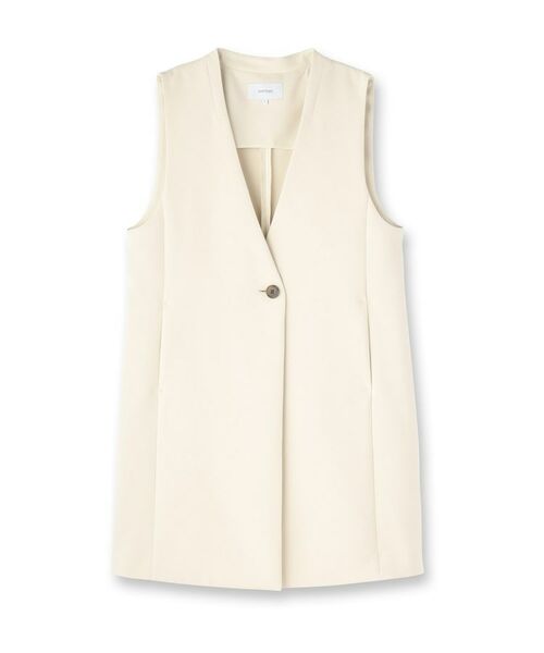 UNTITLED / アンタイトル ベスト | ダブルクロスVネックベスト | 詳細1