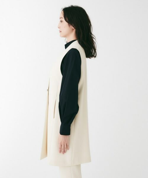 UNTITLED / アンタイトル ベスト | ダブルクロスVネックベスト | 詳細13