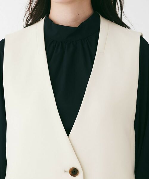 UNTITLED / アンタイトル ベスト | ダブルクロスVネックベスト | 詳細15