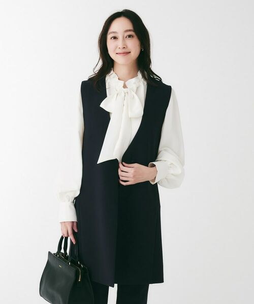 UNTITLED / アンタイトル ベスト | ダブルクロスVネックベスト | 詳細7