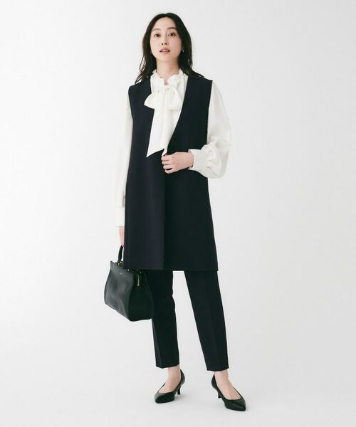 UNTITLED / アンタイトル ベスト | ダブルクロスVネックベスト | 詳細9