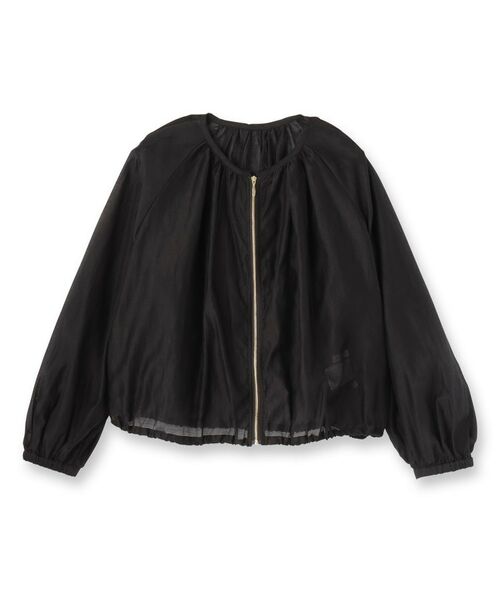 UNTITLED / アンタイトル レザーブルゾン・ジャケット | シアーローンブルゾン | 詳細1
