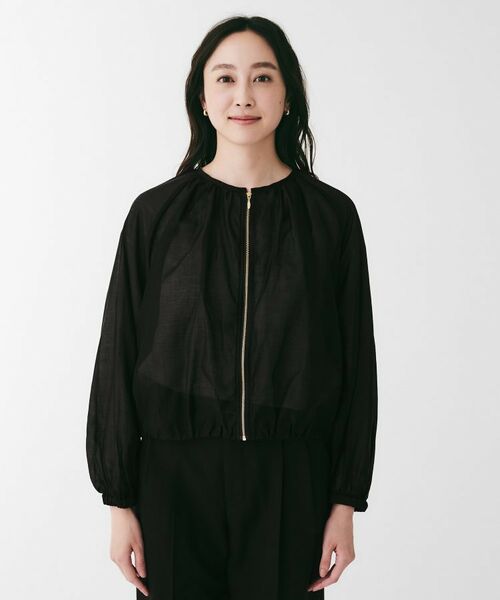 UNTITLED / アンタイトル レザーブルゾン・ジャケット | シアーローンブルゾン | 詳細12