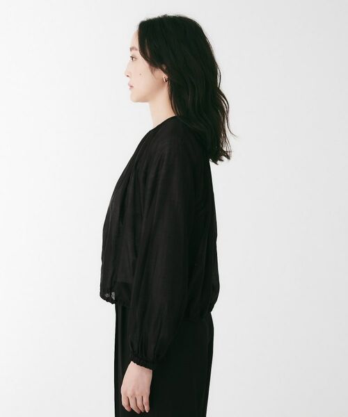 UNTITLED / アンタイトル レザーブルゾン・ジャケット | シアーローンブルゾン | 詳細13