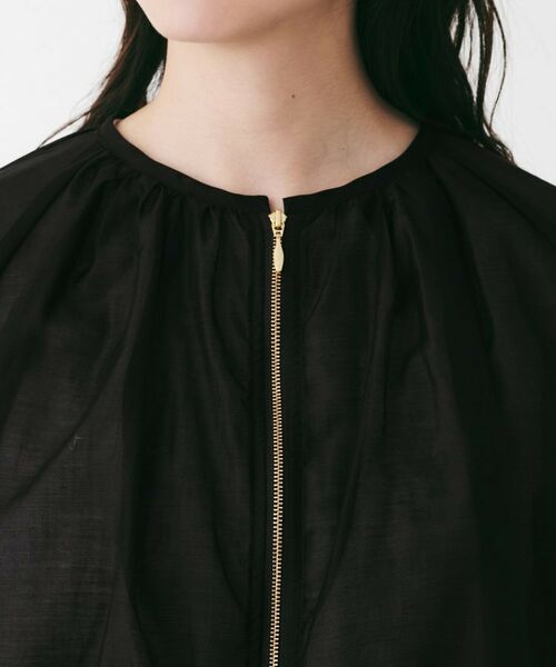 UNTITLED / アンタイトル レザーブルゾン・ジャケット | シアーローンブルゾン | 詳細15