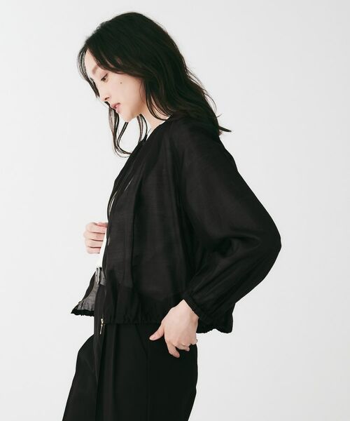 UNTITLED / アンタイトル レザーブルゾン・ジャケット | シアーローンブルゾン | 詳細8