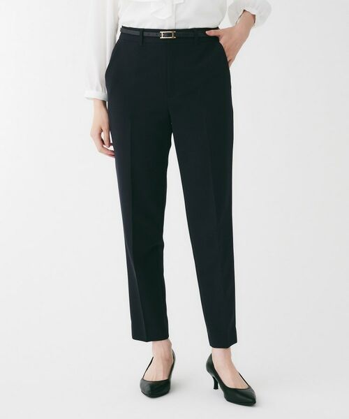 UNTITLED / アンタイトル パンツ | ダブルクロステーパードパンツ(ネイビー(094))