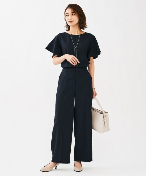 UNTITLED / アンタイトル ショート・ハーフ・半端丈パンツ | リネンライク ワイドパンツ | 詳細12