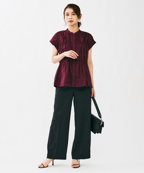 UNTITLED / アンタイトル ショート・ハーフ・半端丈パンツ | リネンライク ワイドパンツ | 詳細4