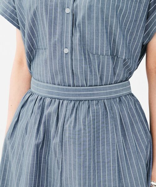 UNTITLED / アンタイトル ロング・マキシ丈スカート | キュプラ混ストライプフレアスカート | 詳細13