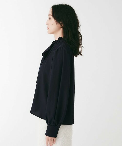 UNTITLED / アンタイトル シャツ・ブラウス | フィブリルサテン ボウタイブラウス | 詳細11
