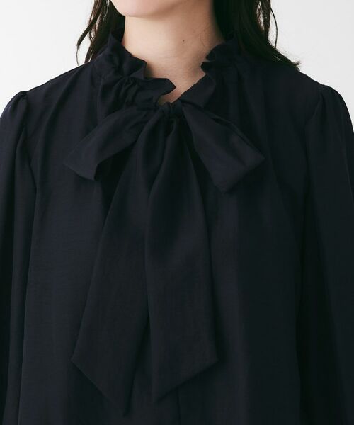 UNTITLED / アンタイトル シャツ・ブラウス | フィブリルサテン ボウタイブラウス | 詳細13