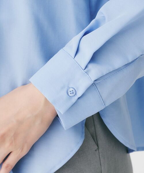 UNTITLED / アンタイトル シャツ・ブラウス | フィブリルサテン フリルネックブラウス | 詳細19