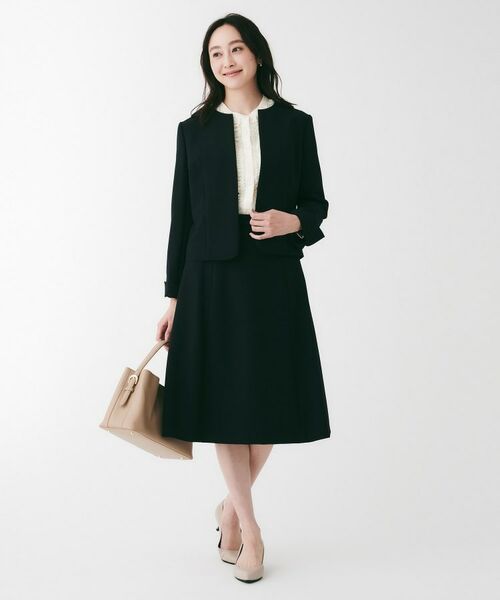 UNTITLED / アンタイトル シャツ・ブラウス | フィブリルサテン フリルネックブラウス | 詳細4