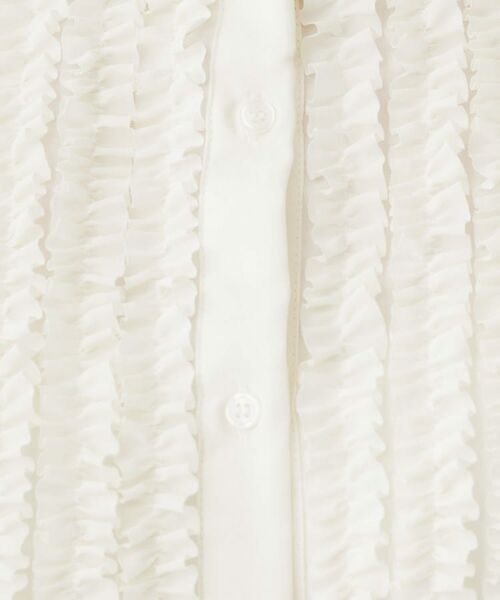 UNTITLED / アンタイトル シャツ・ブラウス | フィブリルサテン フリルネックブラウス | 詳細5