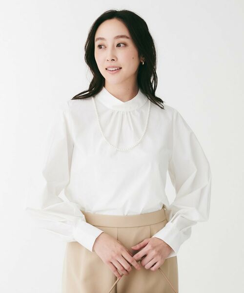 UNTITLED / アンタイトル シャツ・ブラウス | TC裾ラウンドブラウス | 詳細2