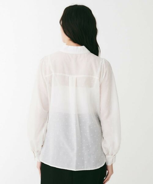 UNTITLED / アンタイトル シャツ・ブラウス | フロッキードットボウタイブラウス | 詳細12