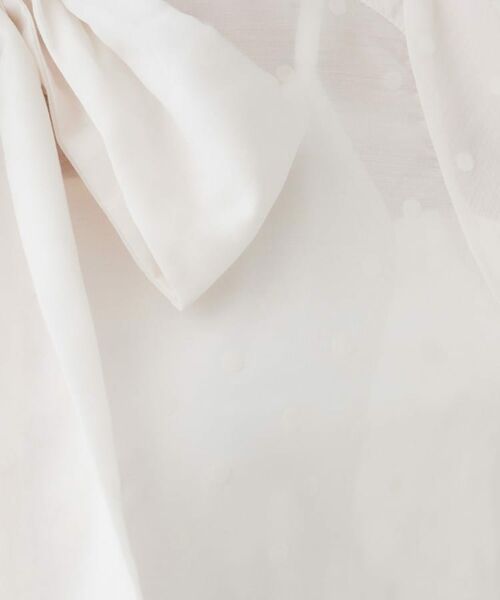 UNTITLED / アンタイトル シャツ・ブラウス | フロッキードットボウタイブラウス | 詳細5