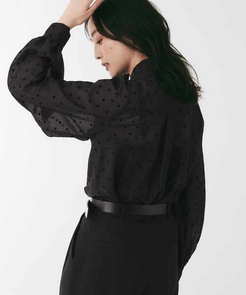 UNTITLED / アンタイトル シャツ・ブラウス | フロッキードットボウタイブラウス | 詳細7