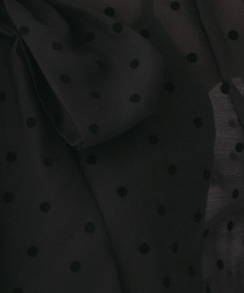 UNTITLED / アンタイトル シャツ・ブラウス | フロッキードットボウタイブラウス | 詳細9