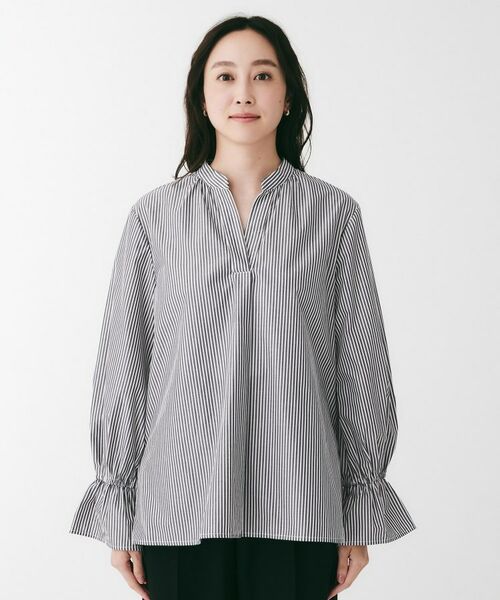 UNTITLED / アンタイトル シャツ・ブラウス | キャンディスリーブストライプシャツ | 詳細10