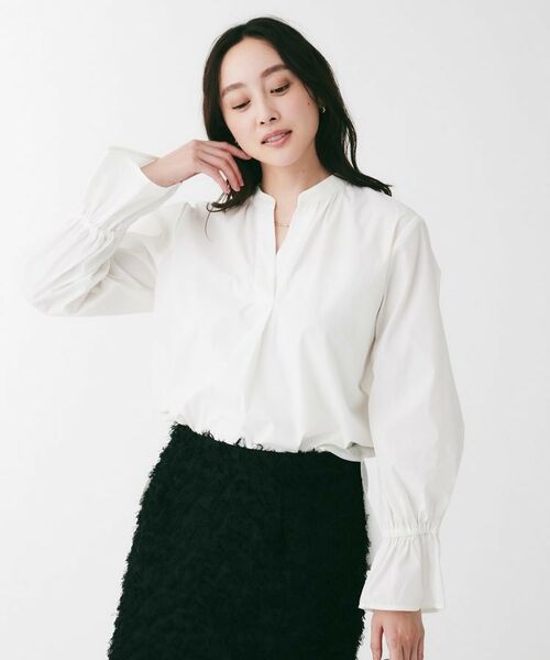 UNTITLED / アンタイトル シャツ・ブラウス | キャンディスリーブストライプシャツ | 詳細2