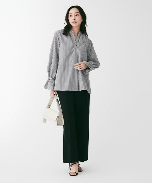 UNTITLED / アンタイトル シャツ・ブラウス | キャンディスリーブストライプシャツ | 詳細8
