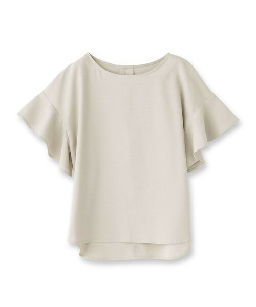 UNTITLED / アンタイトル シャツ・ブラウス | リネンライク クルーネックブラウス | 詳細1