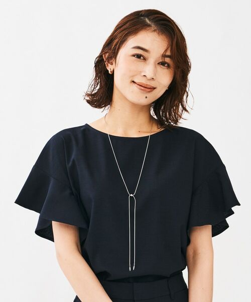 UNTITLED / アンタイトル シャツ・ブラウス | リネンライク クルーネックブラウス | 詳細11