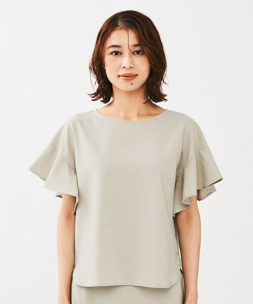 UNTITLED / アンタイトル シャツ・ブラウス | リネンライク クルーネックブラウス | 詳細14