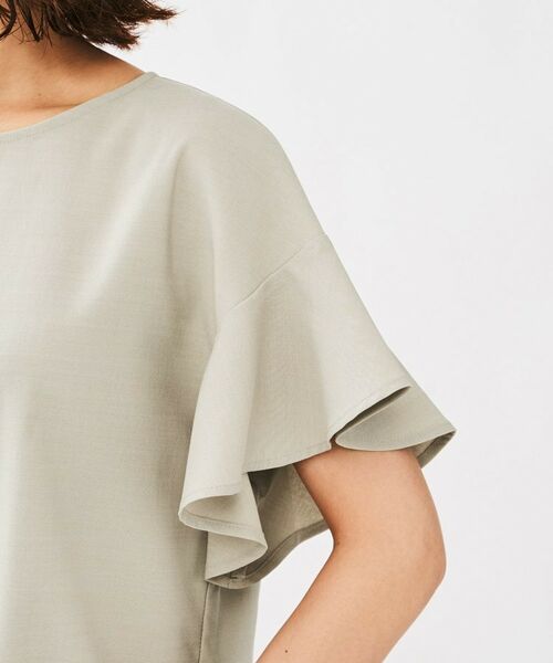 UNTITLED / アンタイトル シャツ・ブラウス | リネンライク クルーネックブラウス | 詳細19