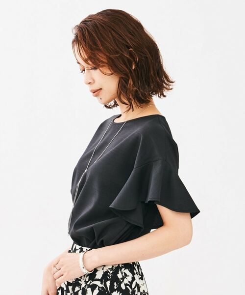 UNTITLED / アンタイトル シャツ・ブラウス | リネンライク クルーネックブラウス | 詳細3