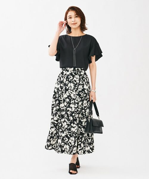 UNTITLED / アンタイトル シャツ・ブラウス | リネンライク クルーネックブラウス | 詳細4