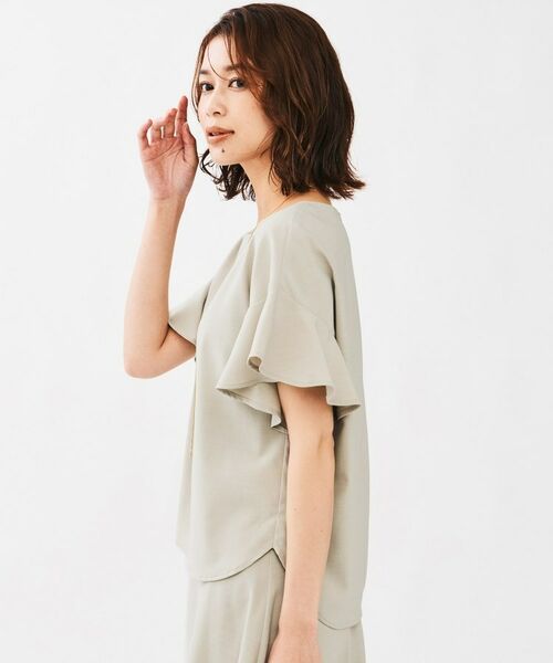 UNTITLED / アンタイトル シャツ・ブラウス | リネンライク クルーネックブラウス | 詳細7